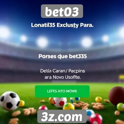 Bet03 oferece promoções exclusivas para novos usuários