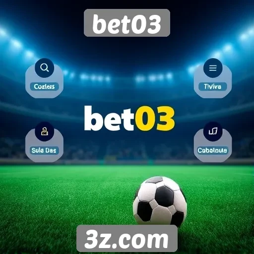 Análise das funcionalidades do site bet03